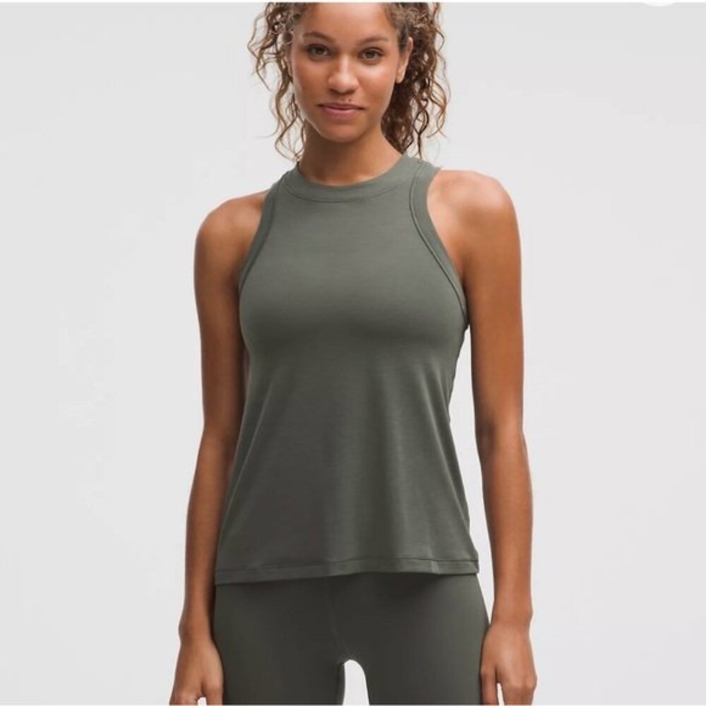 lululemon athletica Forest Green Tank Top